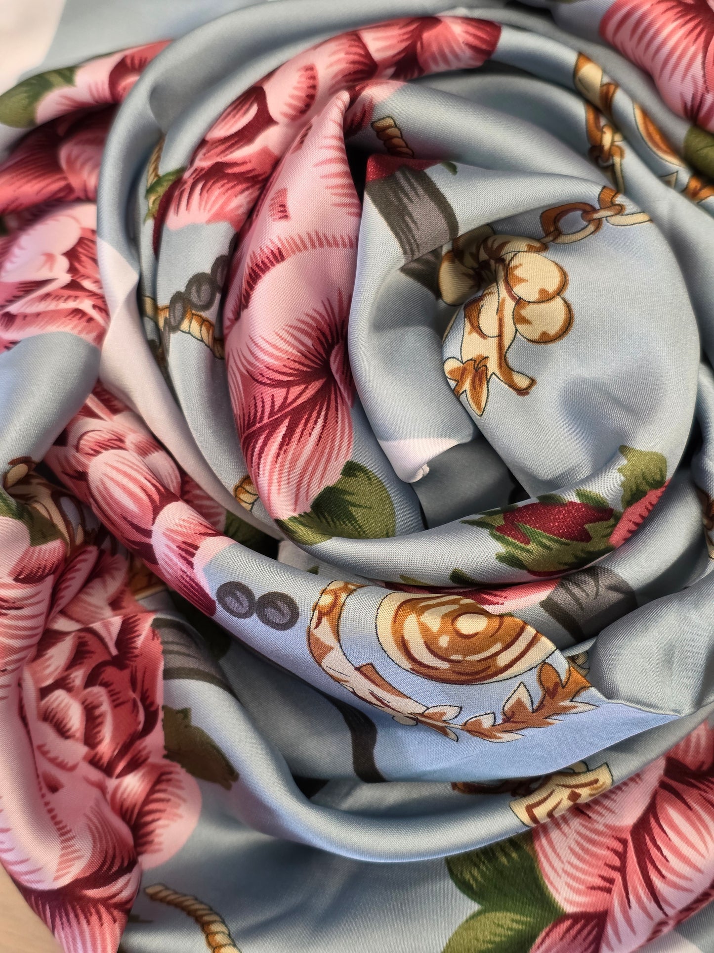 Foulard fantasia Rose