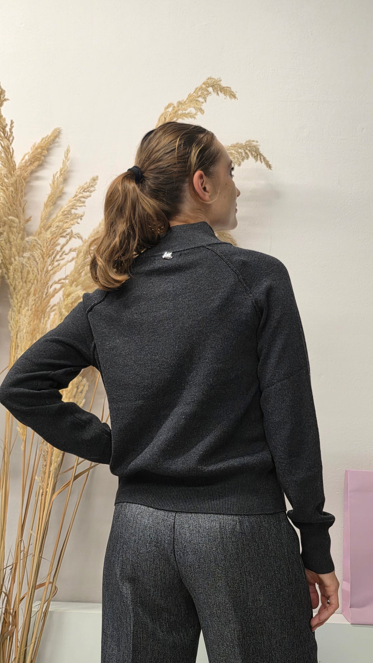 Cardigan Grigio Mimì-Muà