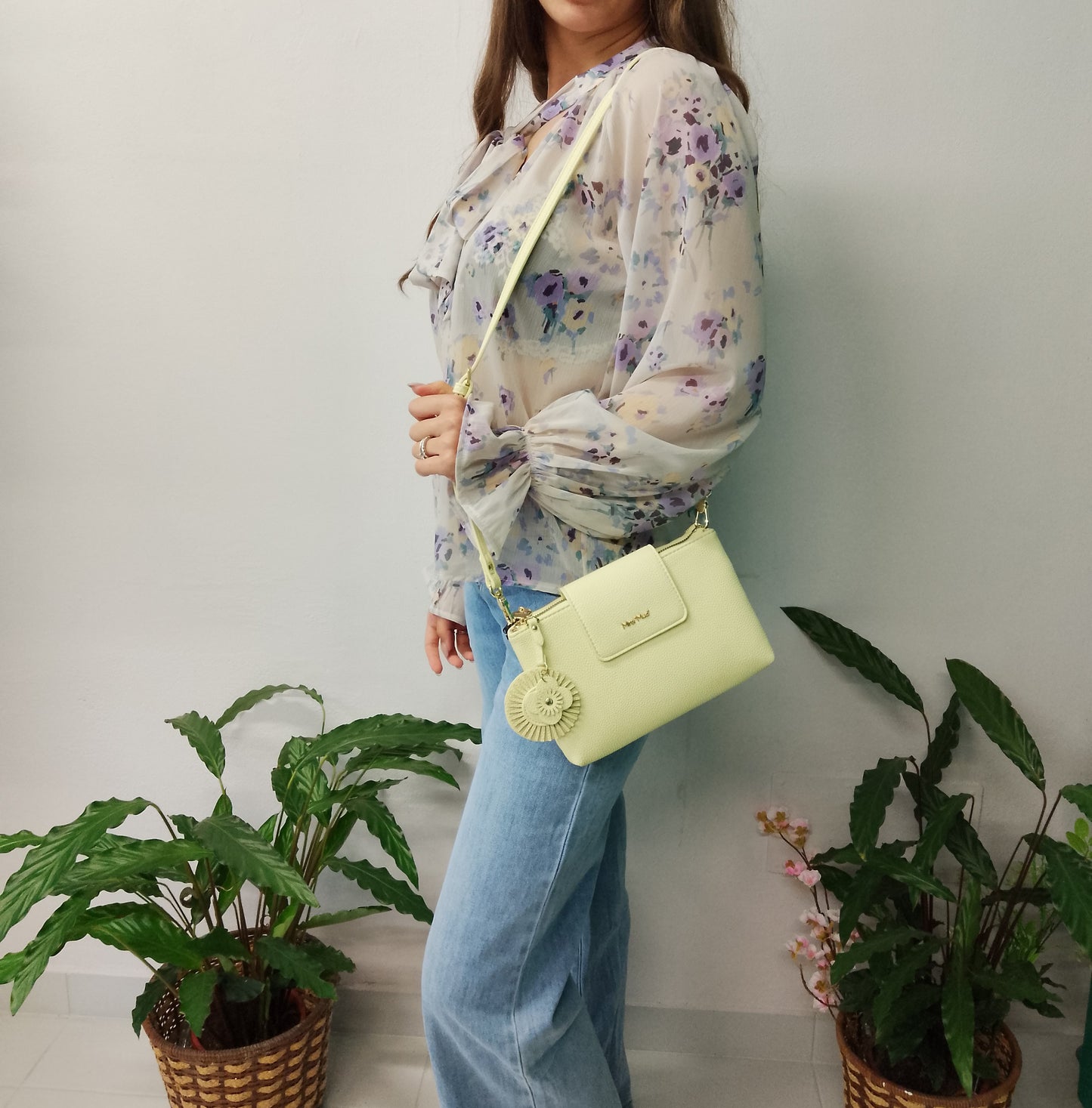 Blusa fiori Two Way