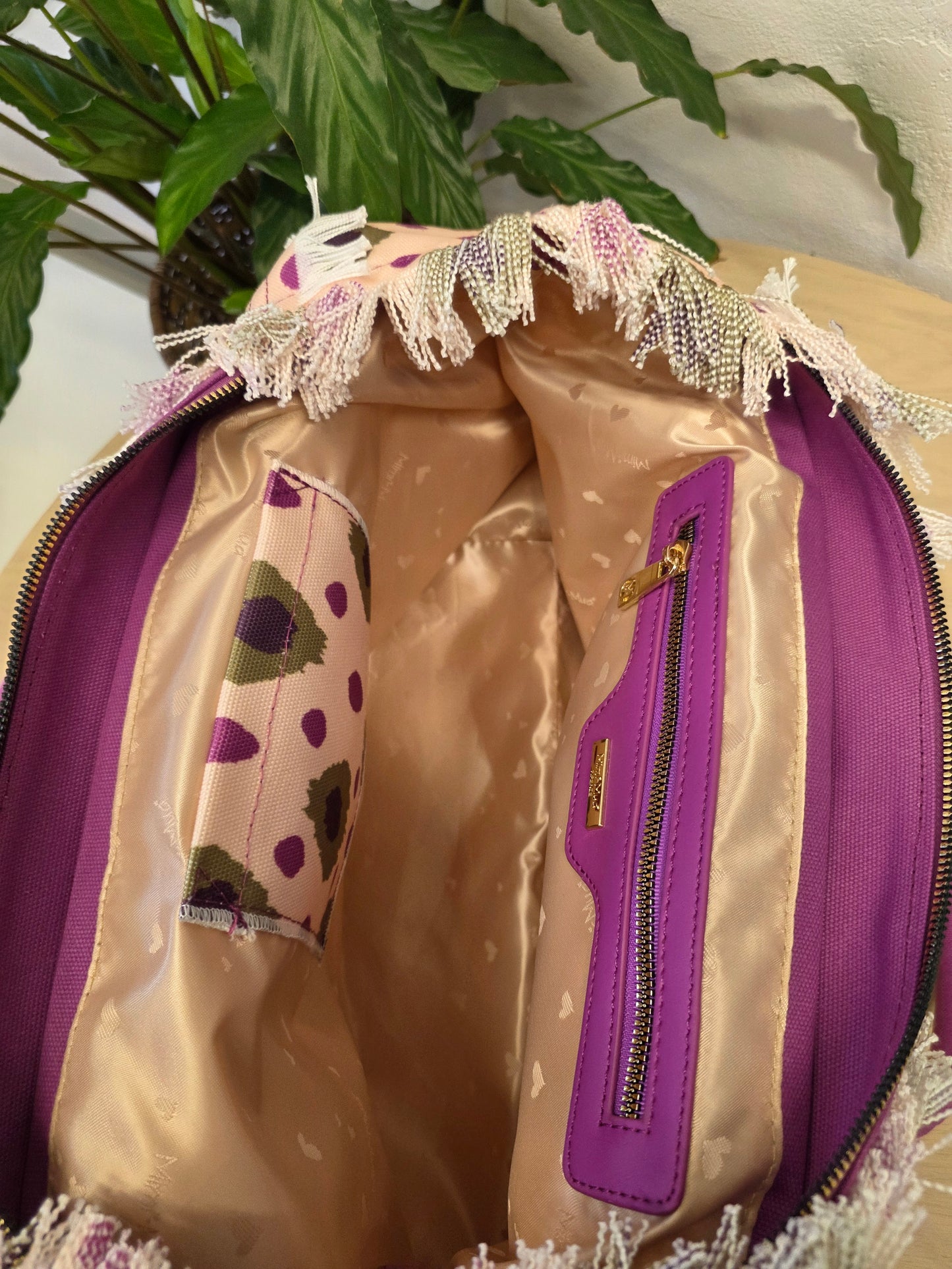 Borsa grande Lilla e verde Mimì-Muà