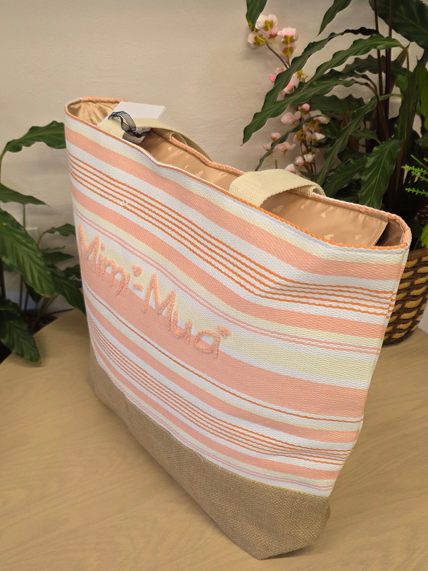Borsa Mare a righe Rosa Mimì-Muà