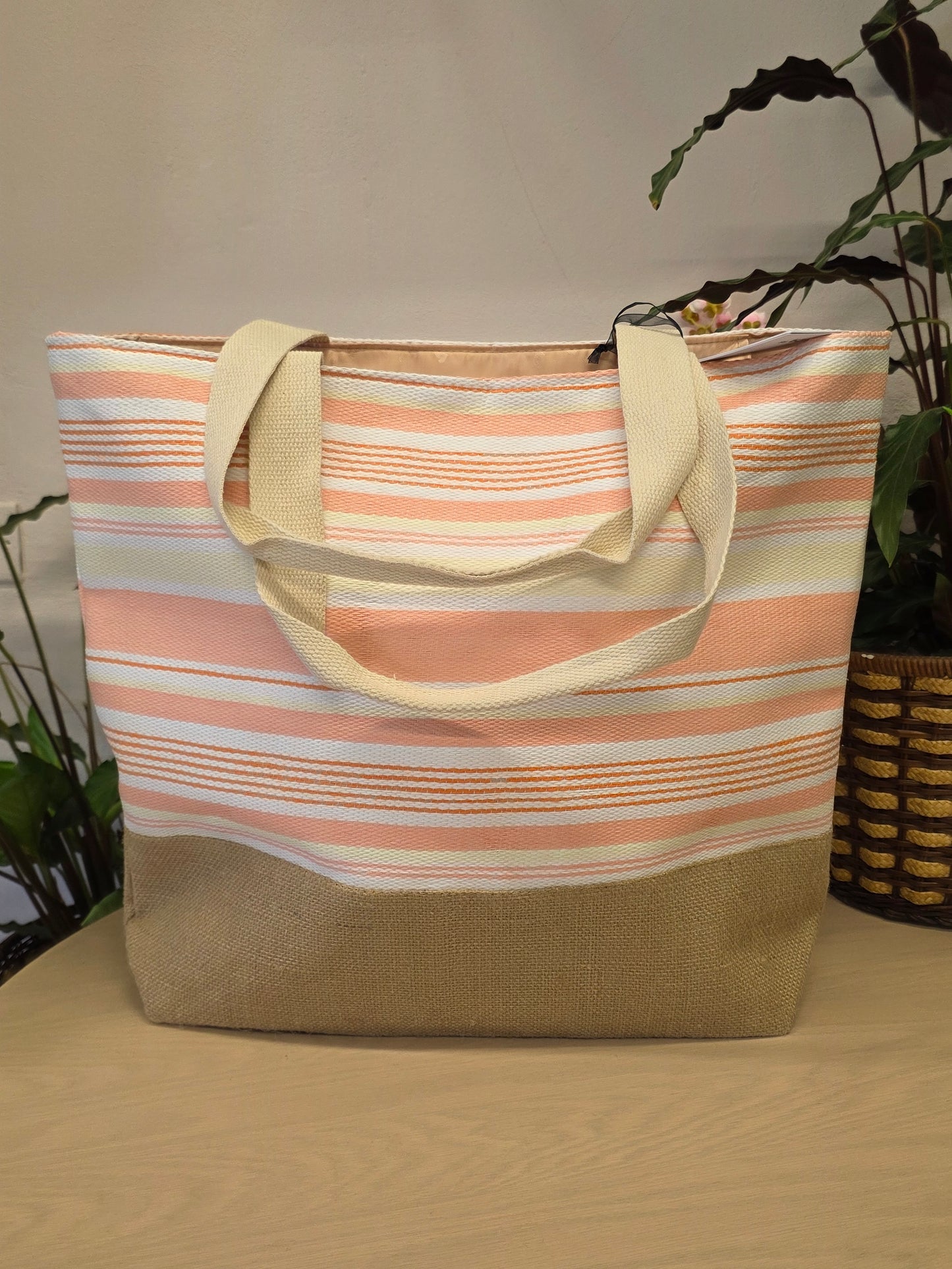 Borsa Mare a righe Rosa Mimì-Muà