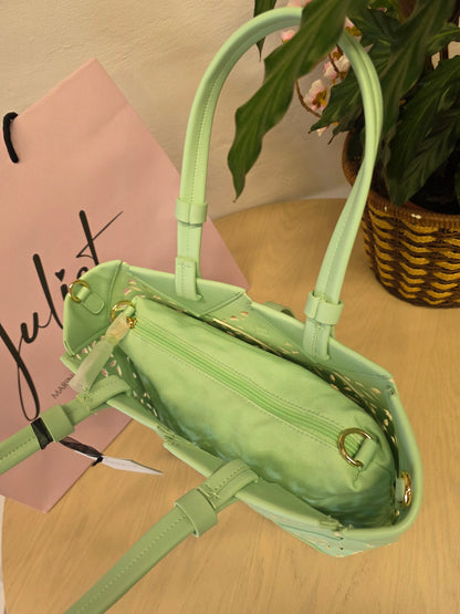 Borsa Verde Acqua Traforata Mimì-Muà