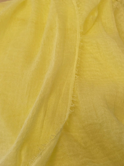 Foulard sfrangiato Giallo
