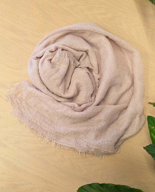 Foulard sfrangiato Taupe
