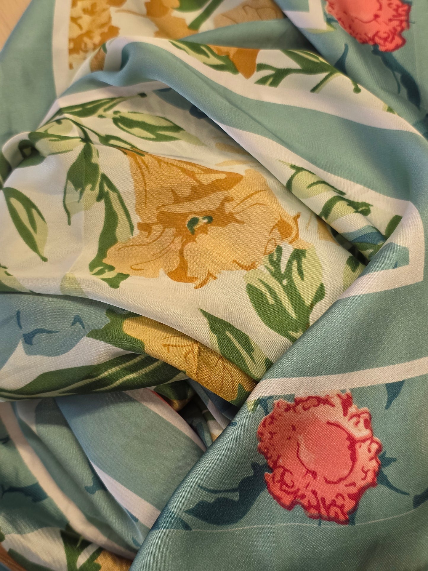 Foulard fantasia Verde