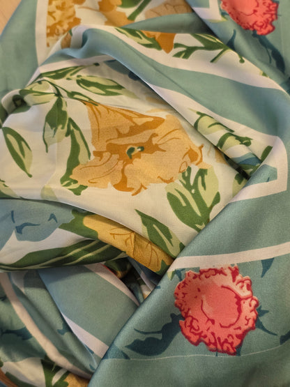 Foulard fantasia Verde