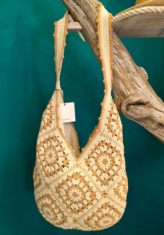 Shopper Crochet Beige
