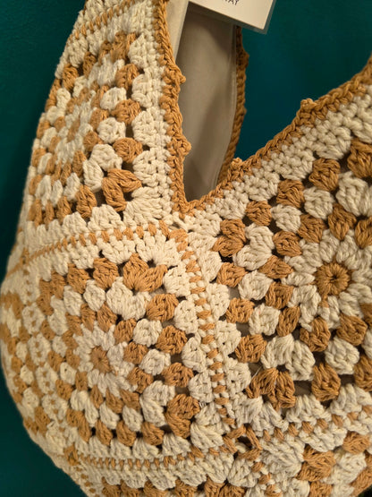 Shopper Crochet Beige