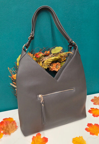 Borsa a spalla antracite
