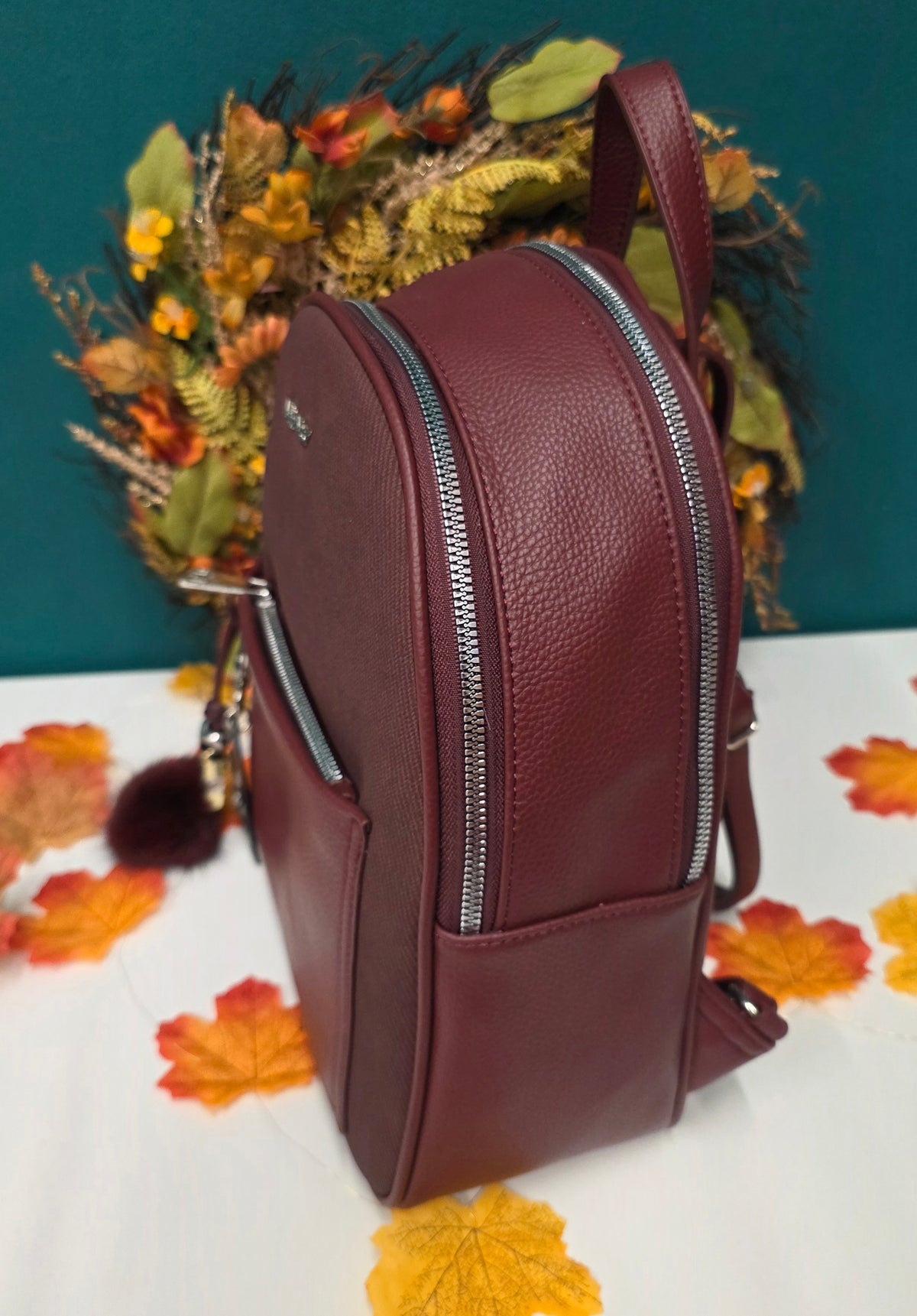 Zaino con charme e cuore