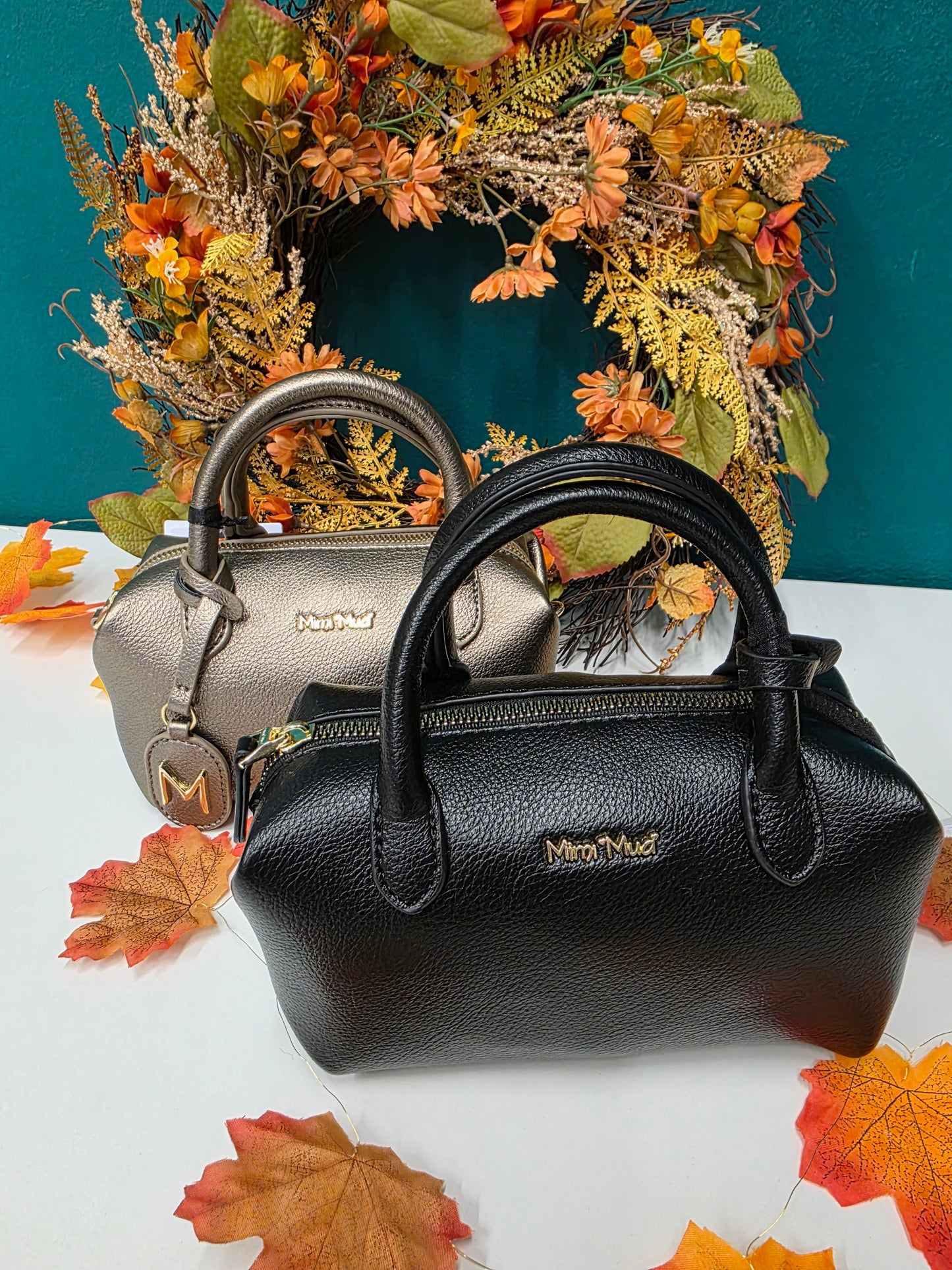 Borsa a Bauletto piccola Nera