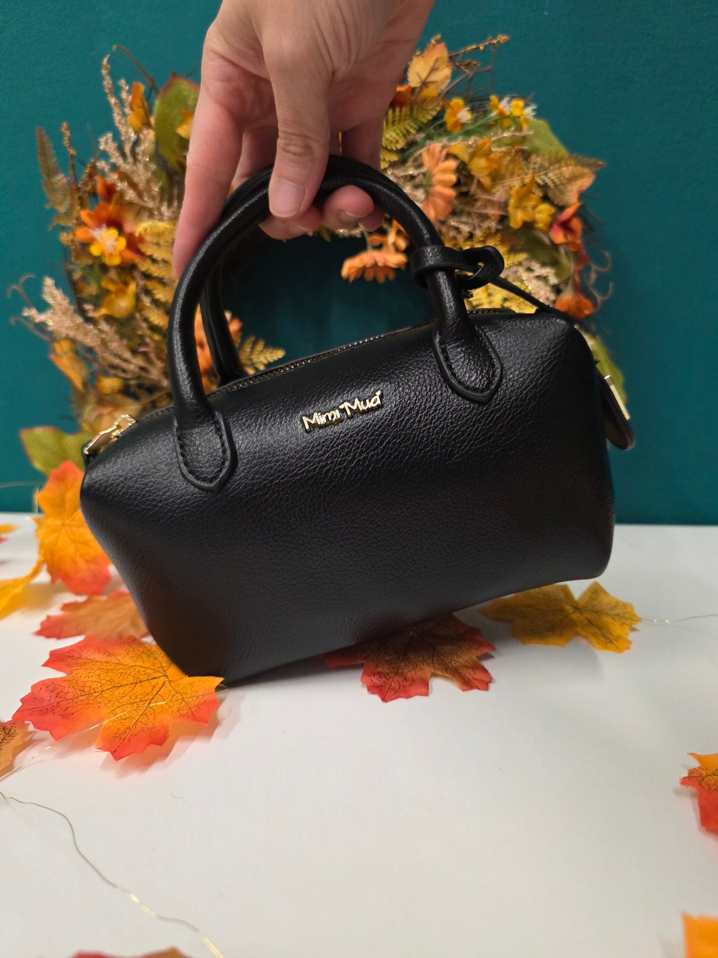 Borsa a Bauletto piccola Nera