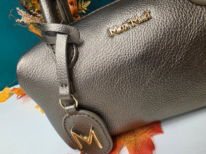 Borsa a Bauletto piccola Cromata