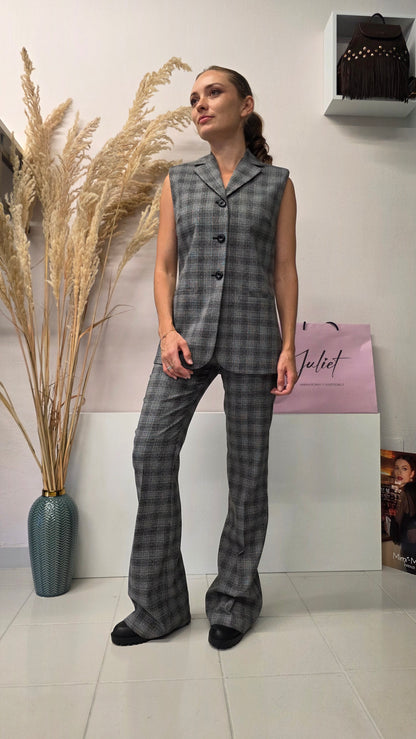 Pantalone Flare Check