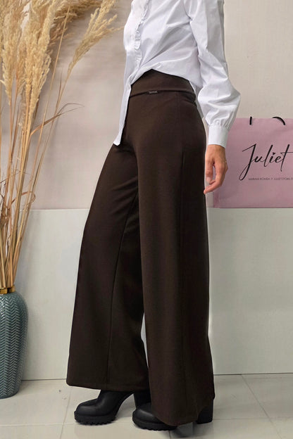 Pantalone Palazzo marrone
