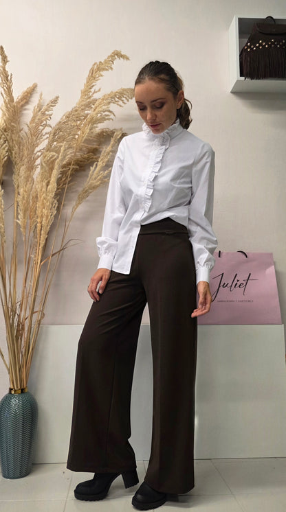 Pantalone Palazzo marrone