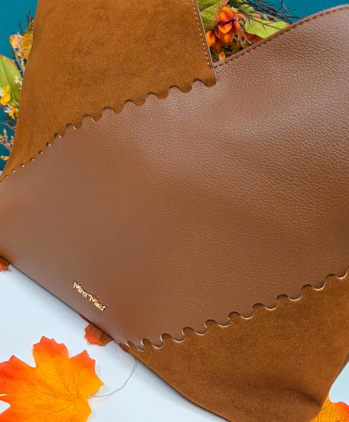 Borsa a spalla marrone