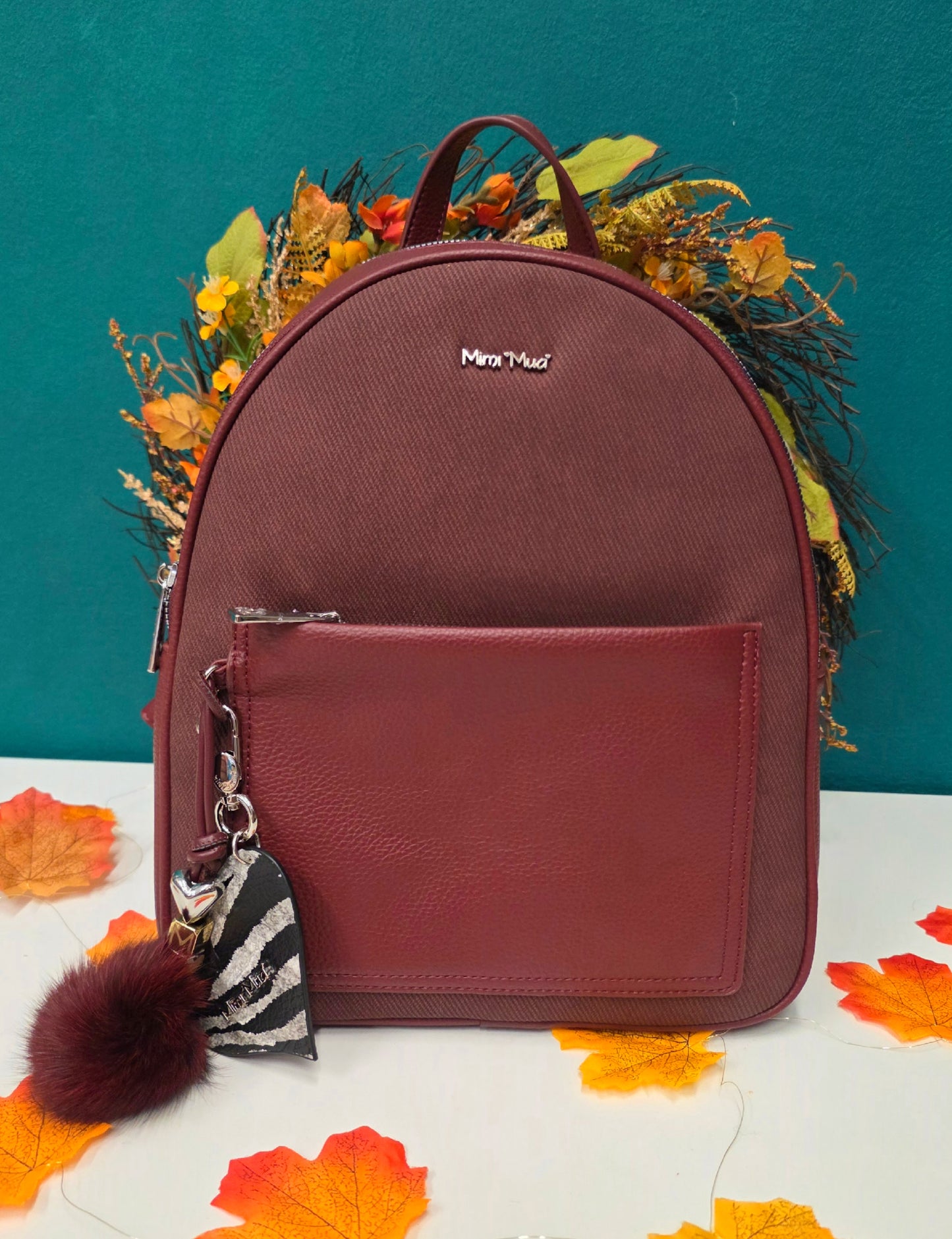 Zaino con charme e cuore