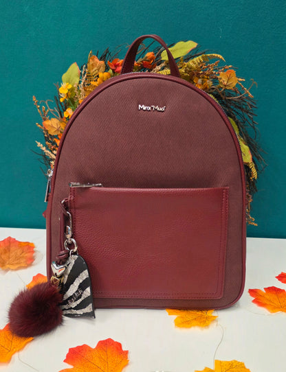 Zaino con charme e cuore