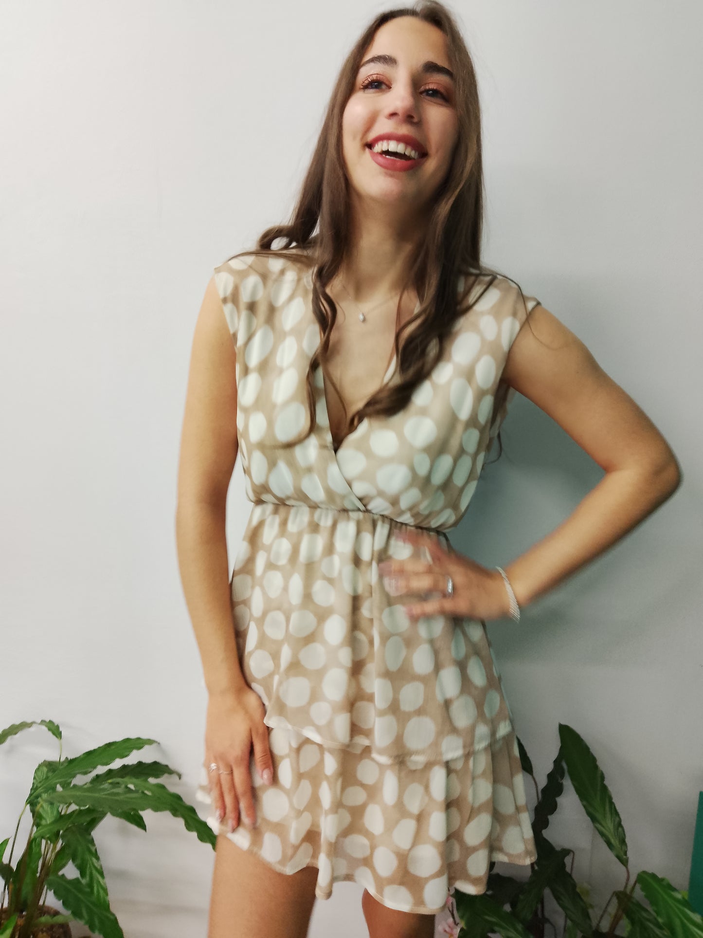 Abito balze pois Beige Two Way