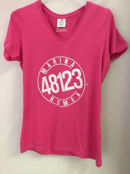 T-SHIRT DONNA FUXIA MARINA ROMEA 48123