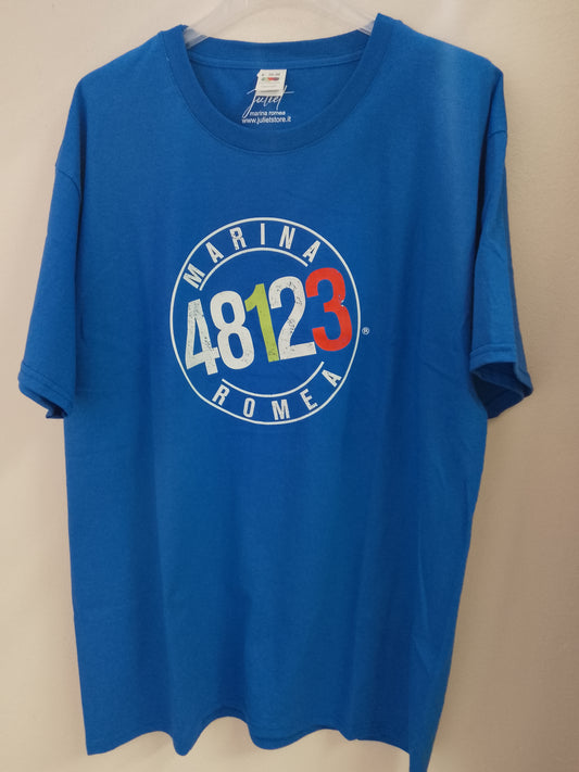 T-SHIRT UOMO BLU MARINA ROMEA 48123