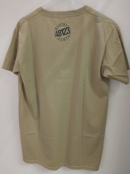 T-SHIRT UOMO KHAKI MARINA ROMEA 48123