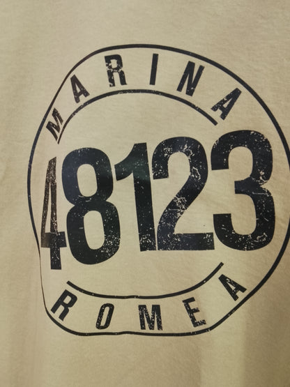 T-SHIRT UOMO KHAKI MARINA ROMEA 48123