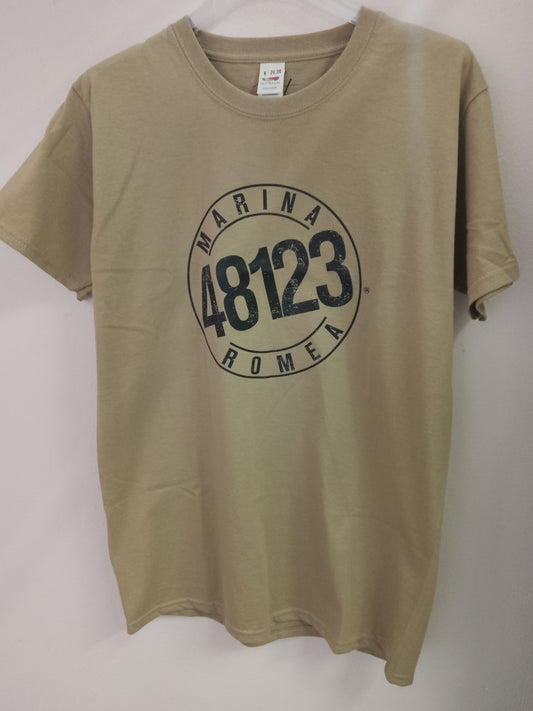 T-SHIRT UOMO KHAKI MARINA ROMEA 48123