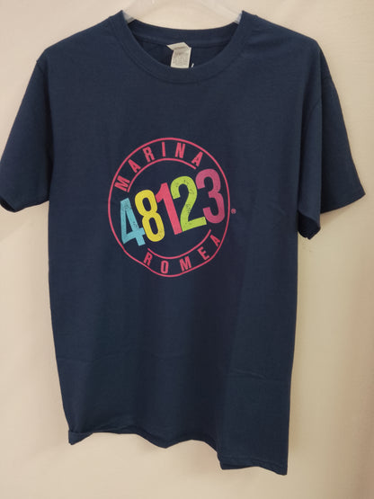 T-SHIRT UOMO NAVY MARINA ROMEA 48123