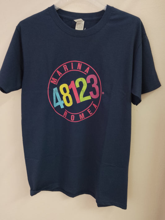 T-SHIRT UOMO NAVY MARINA ROMEA 48123