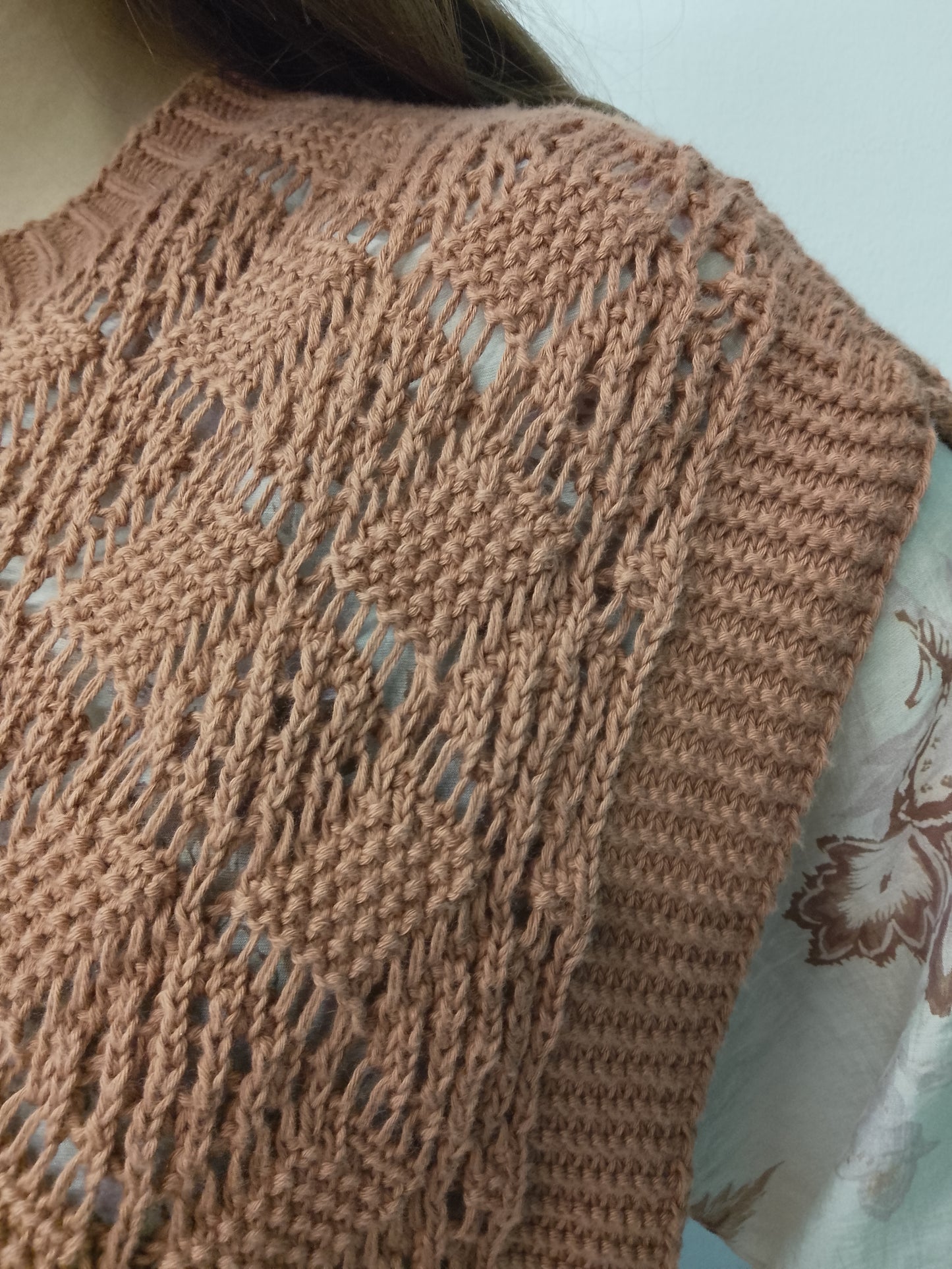 Gilet in cotone traforato Myastreet